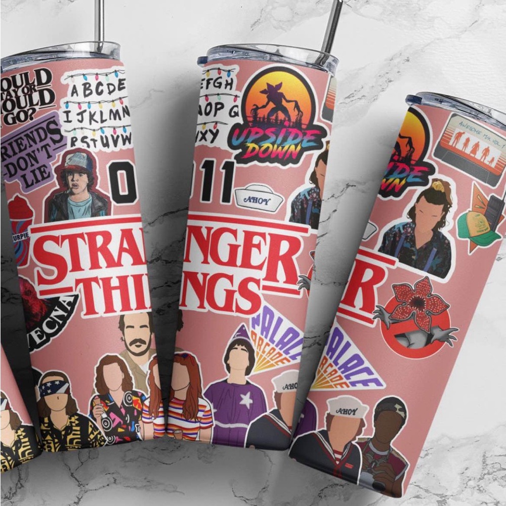 Stranger Things Themed Tumblers